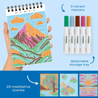 Lifelines FlowArt Mini Dot-by-Letter - Nature's Wonders