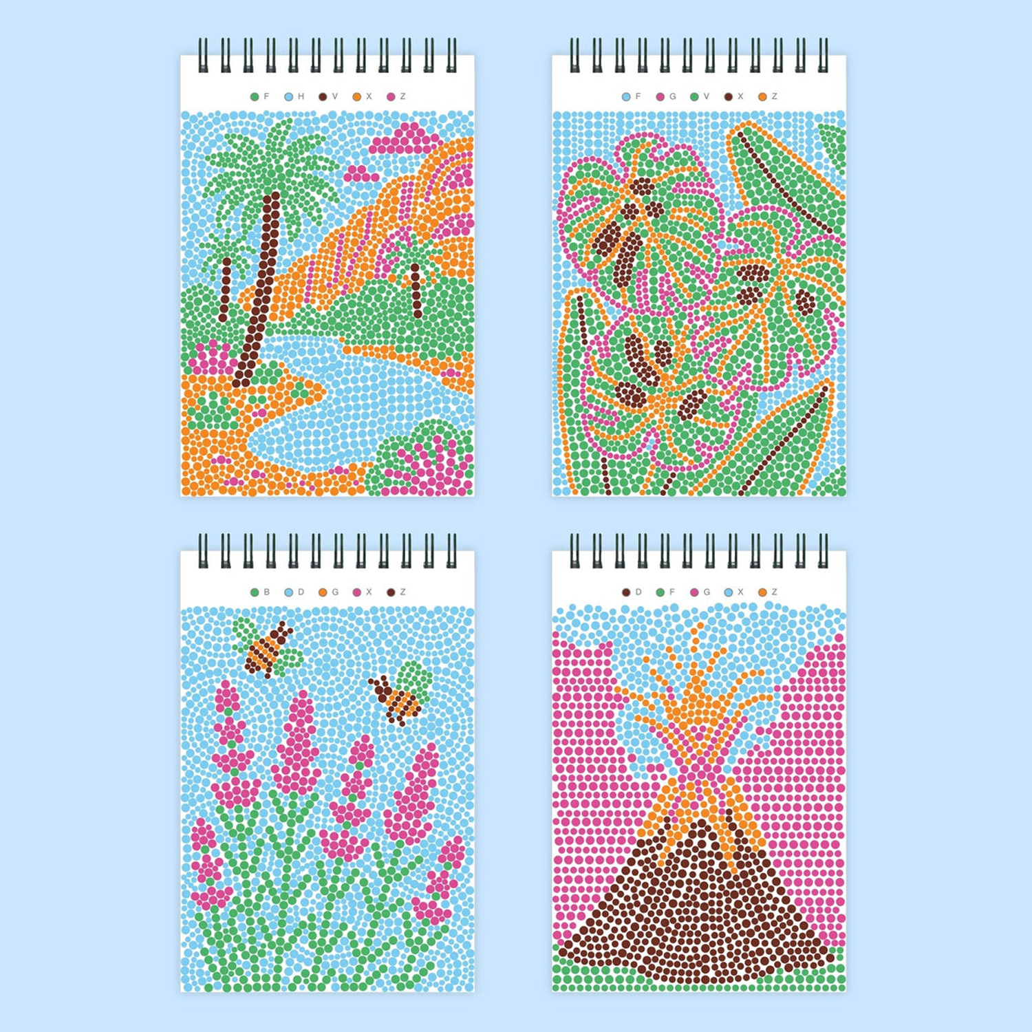 Lifelines FlowArt Mini Dot-by-Letter - Nature's Wonders