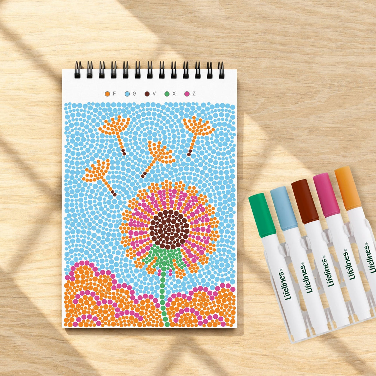 Lifelines FlowArt Mini Dot-by-Letter - Nature's Wonders