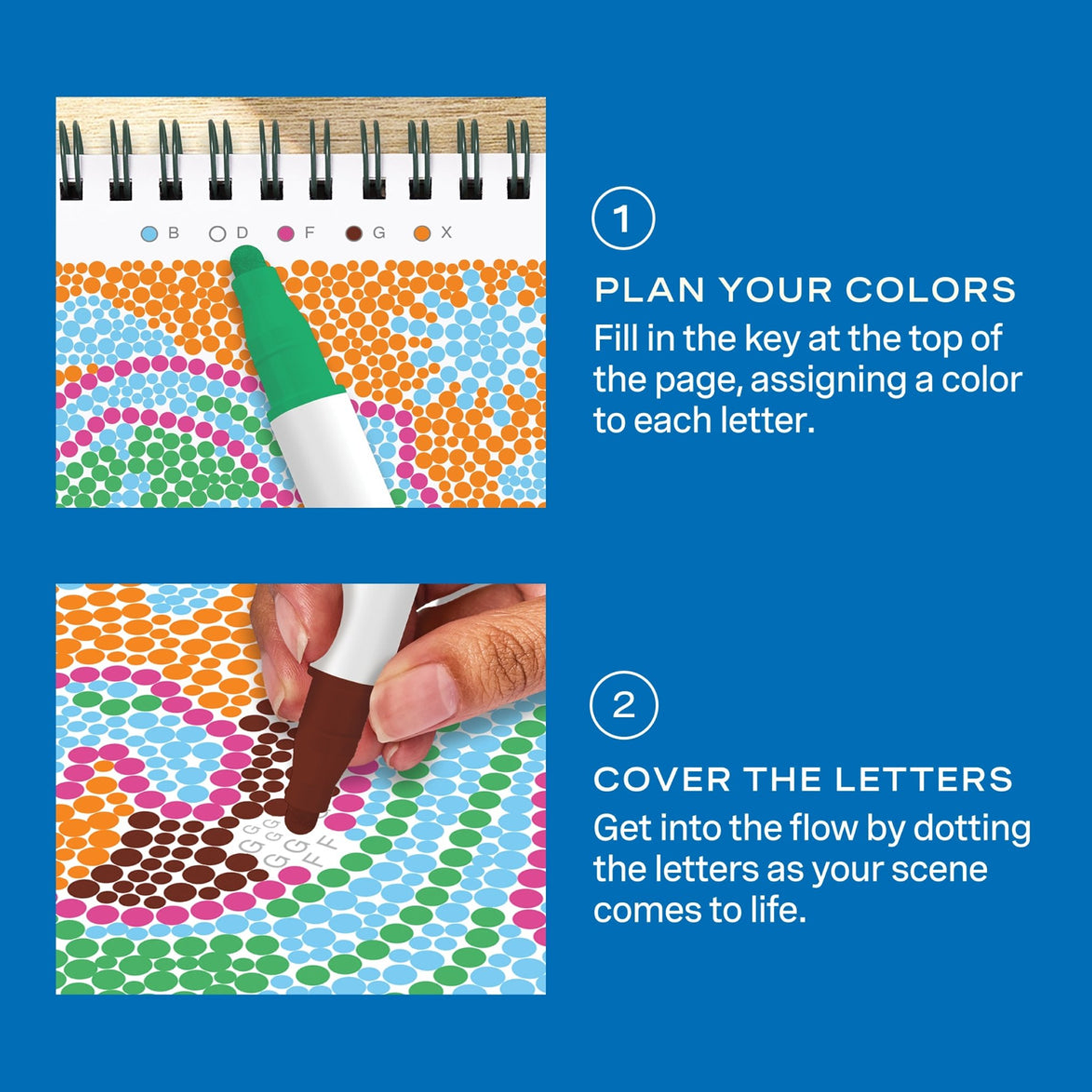 Lifelines FlowArt Mini Dot-by-Letter - Nature's Wonders