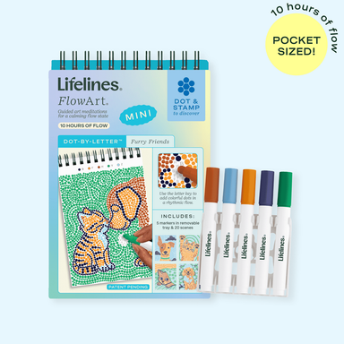 Lifelines FlowArt Mini Dot-by-Letter - Furry Friends