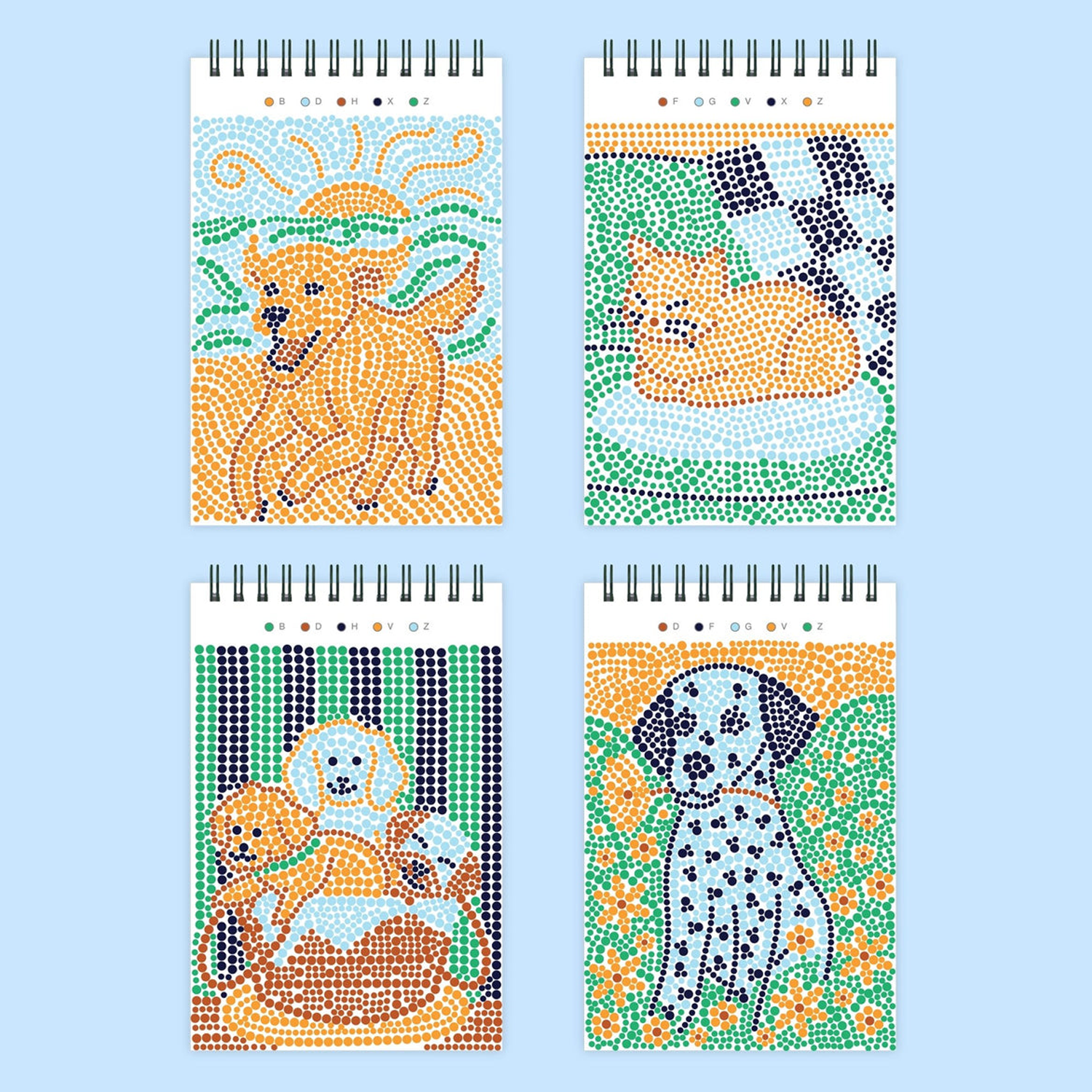 Lifelines FlowArt Mini Dot-by-Letter - Furry Friends