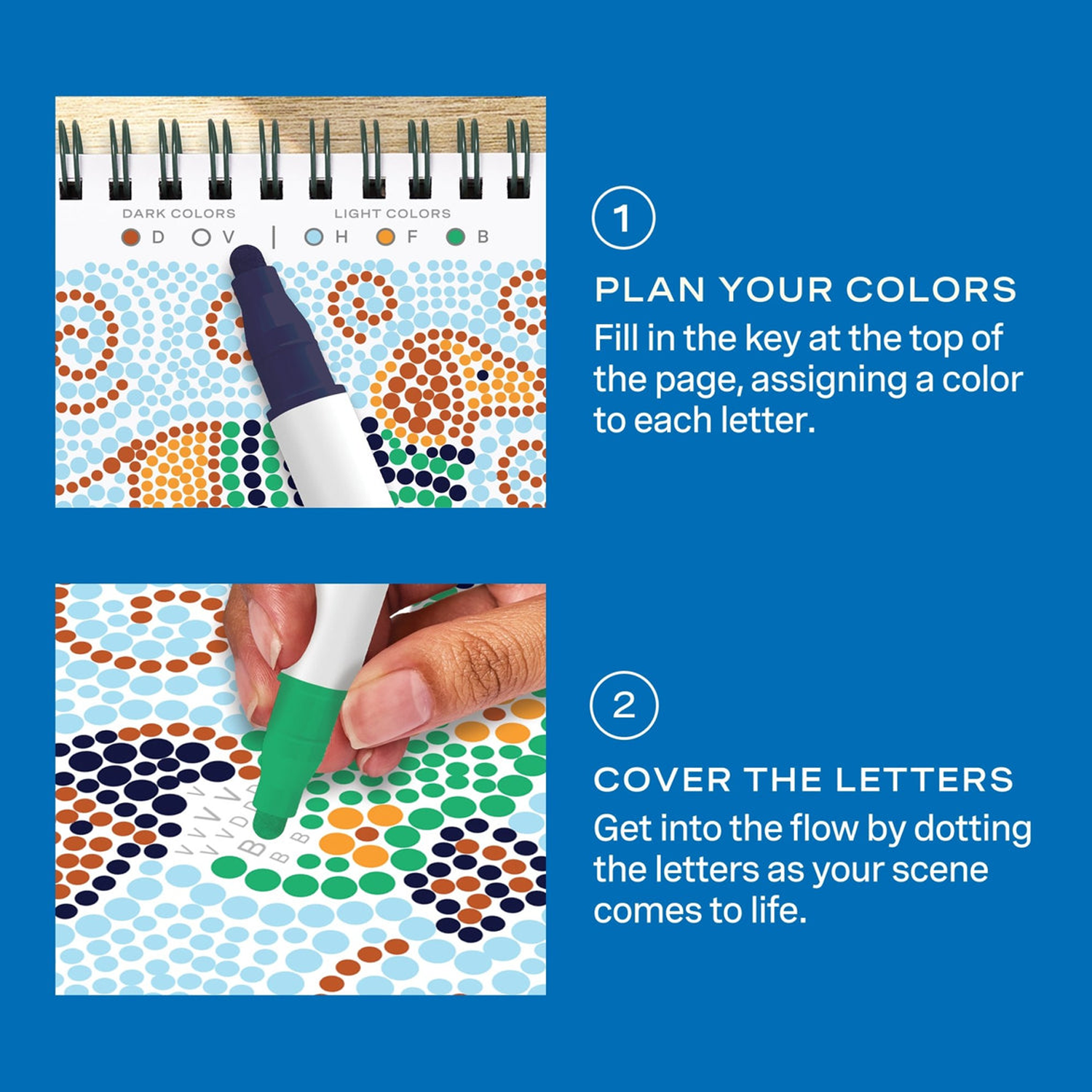Lifelines FlowArt Mini Dot-by-Letter - Furry Friends