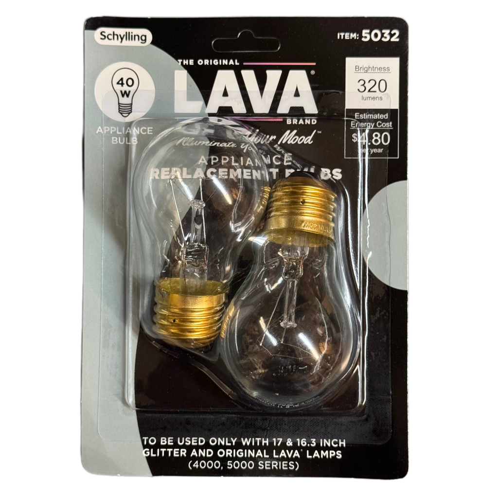 Lava Lamp Replacement Bulb 40W for 16.3" and 17" Lamps