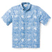 Reyn Spooner Lahaina Sailor Archive Classic Button Front Short Sleeve Camp Shirt Denim M 805766432276