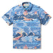 Reyn Spooner Volcanoes National Park Short Sleeve Camp Shirt Blue Horizon M 805766463119