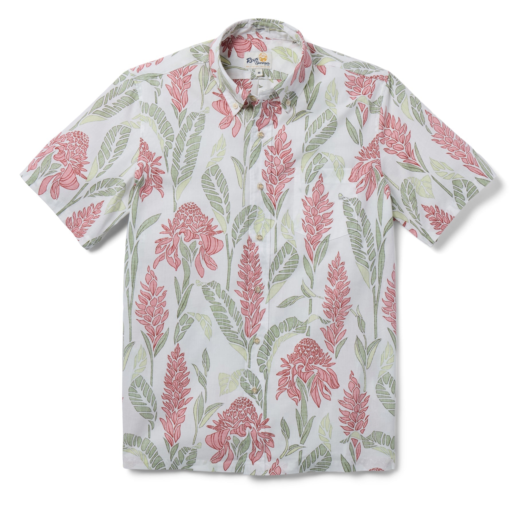 Reyn Spooner Ginger Burst Short Sleeve Camp Shirt