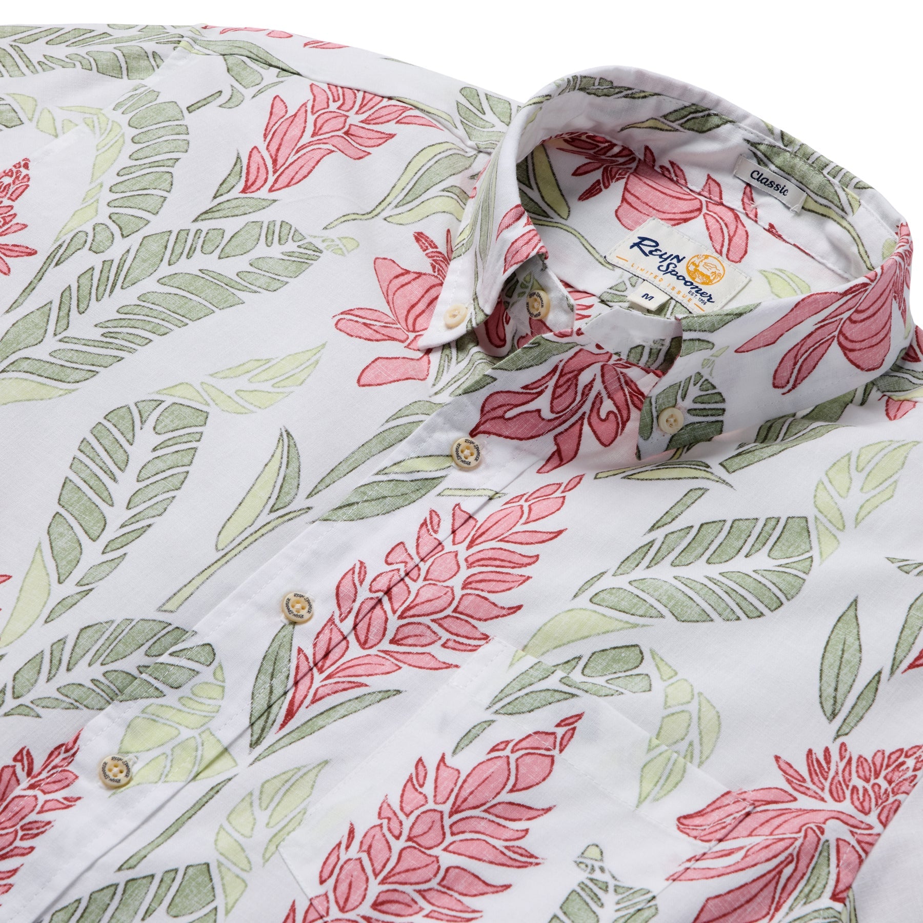 Reyn Spooner Ginger Burst Short Sleeve Camp Shirt