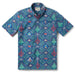 Reyn Spooner Hawaiian Christmas 2025 Button Front Short Sleeve Camp Shirt Navy S 805766446549
