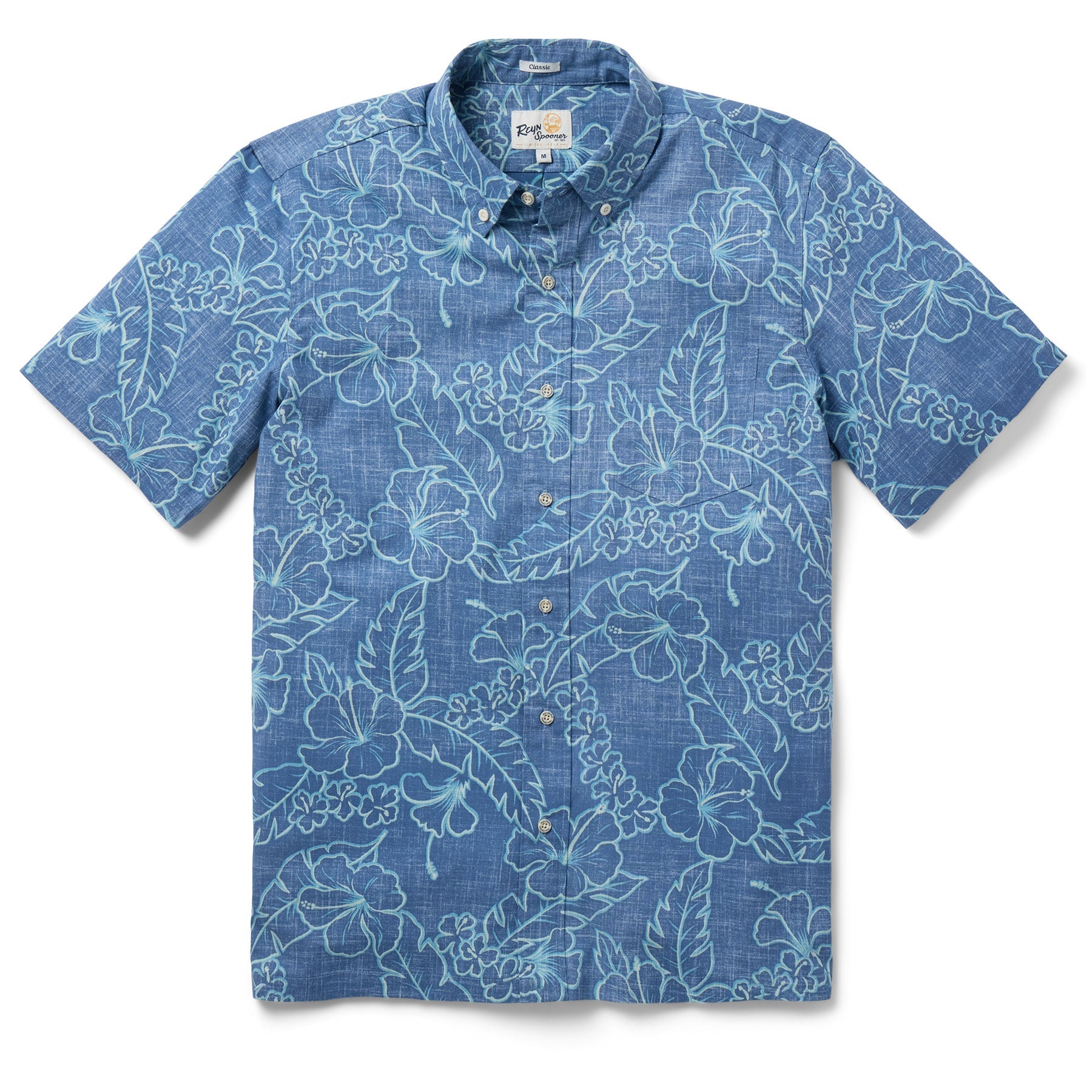 Reyn Spooner Lei Low Short Sleeve Camp Shirt