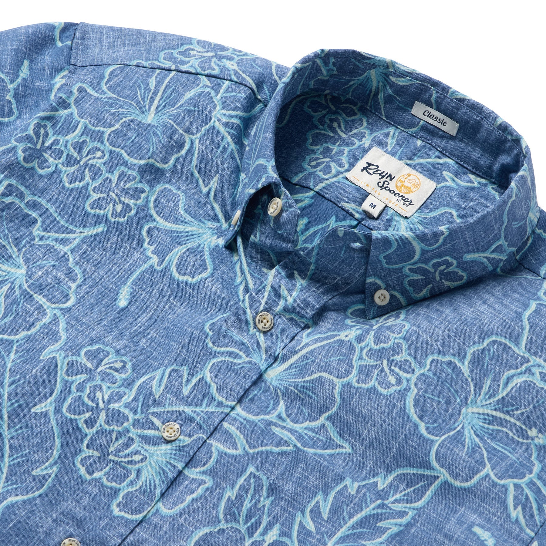Reyn Spooner Lei Low Short Sleeve Camp Shirt