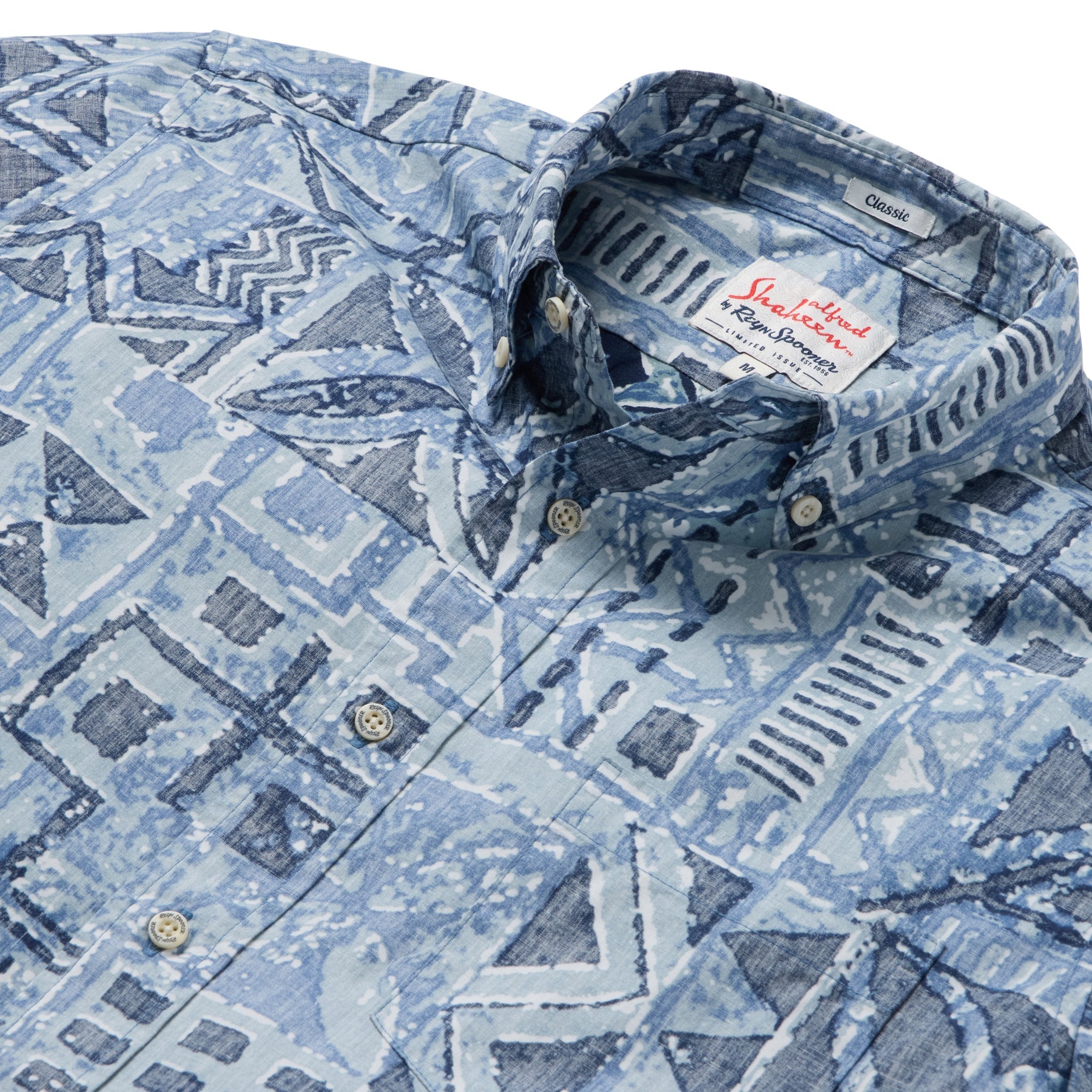 Reyn Spooner Hawaiian Tapa Short Sleeve Camp Shirt