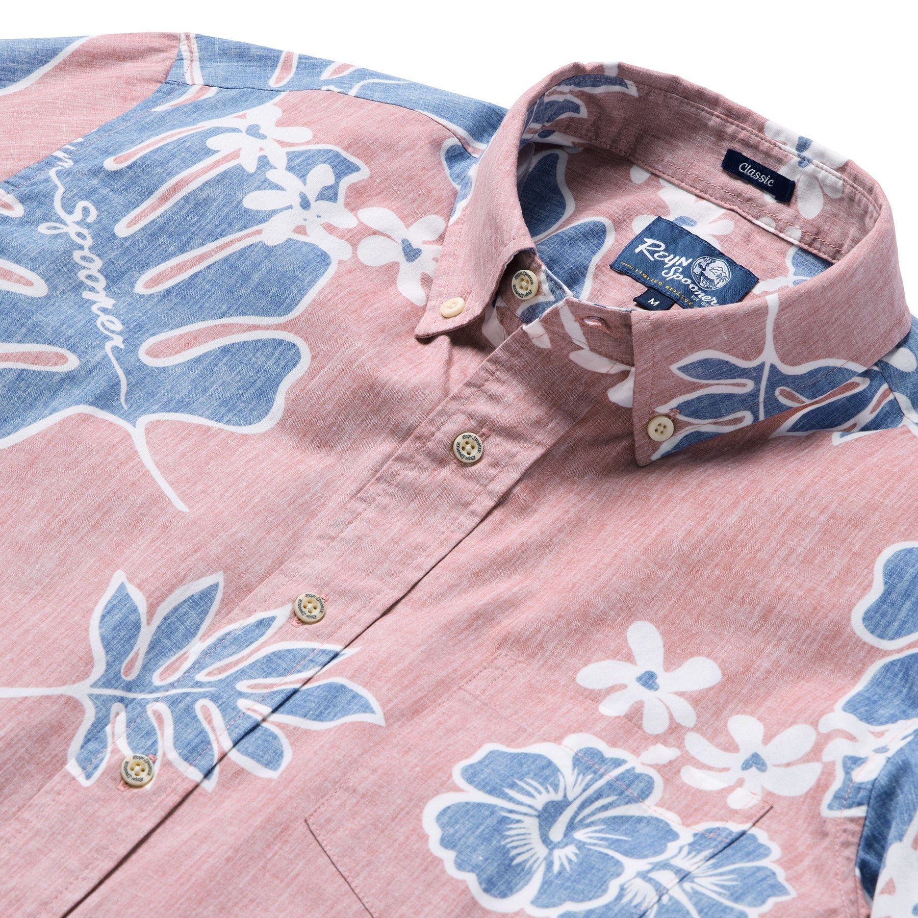 Reyn Spooner Old School Reyn's Short Sleeve Camp Shirt