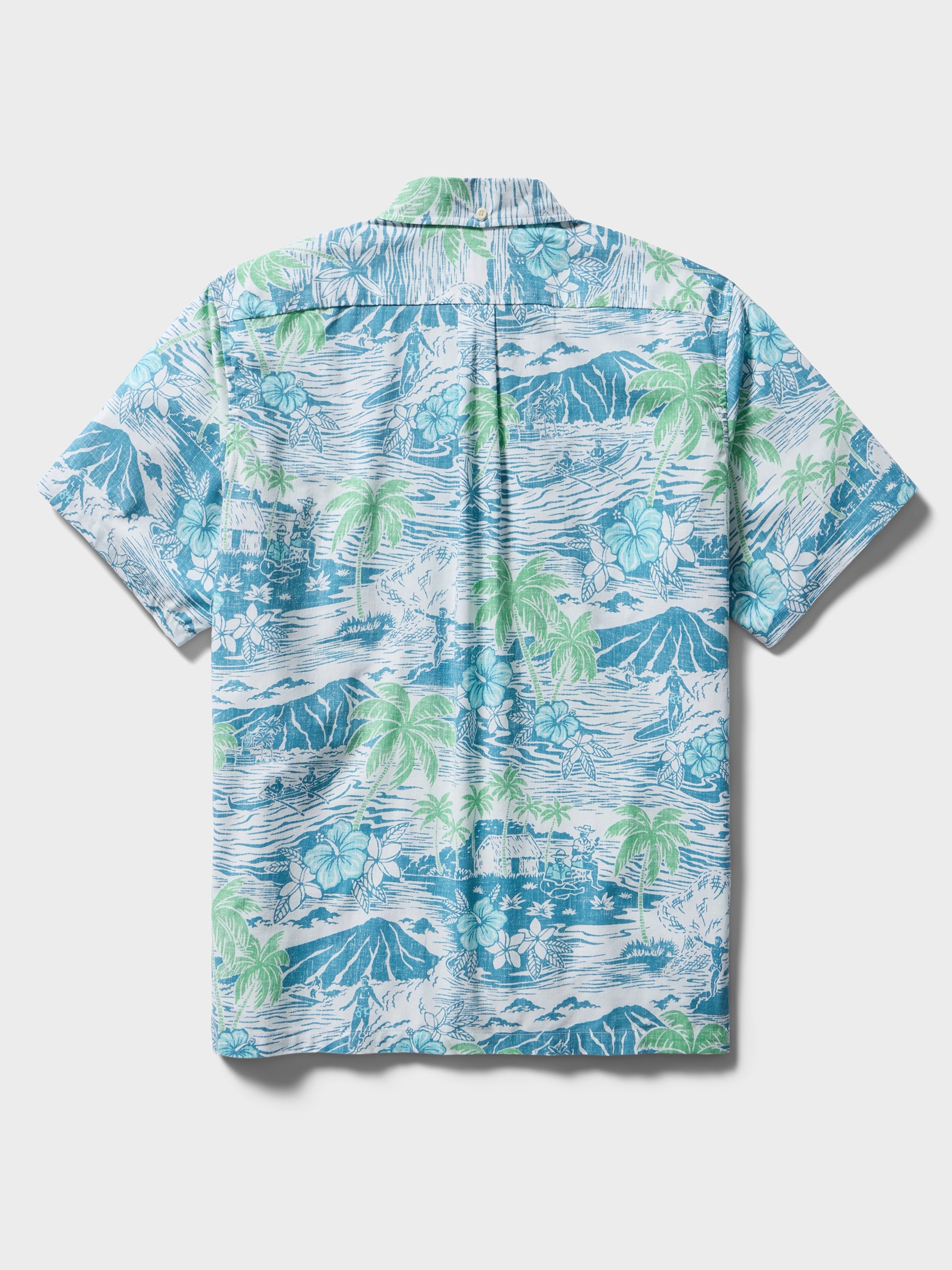Reyn Spooner Paradise Found Button Front Short Sleeve Camp Shirt