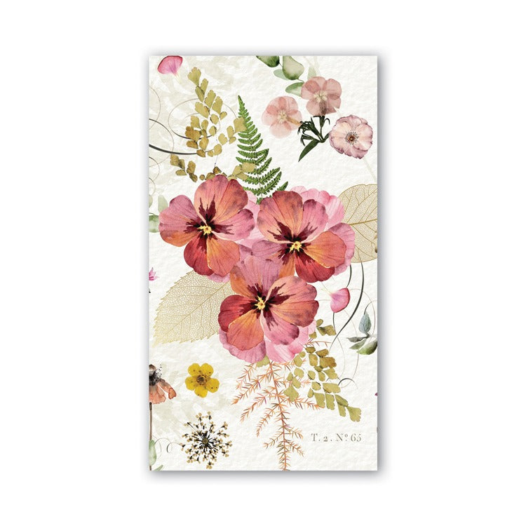 MDW Pressed Flowers Hostess Napkins
