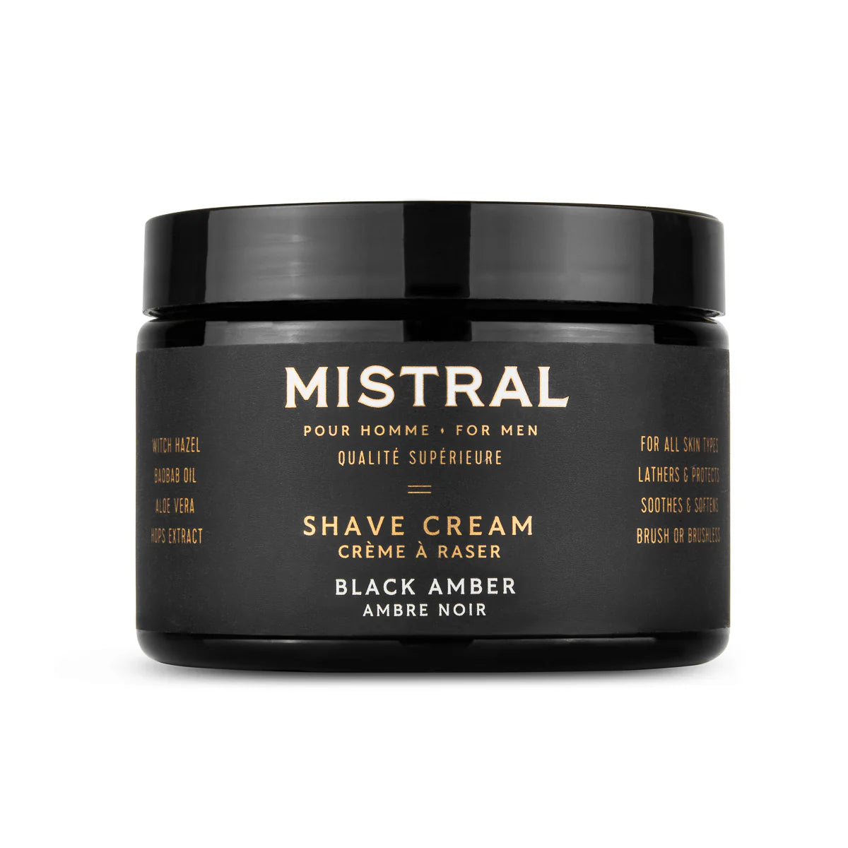 MISTRAL Black Amber Shave Cream