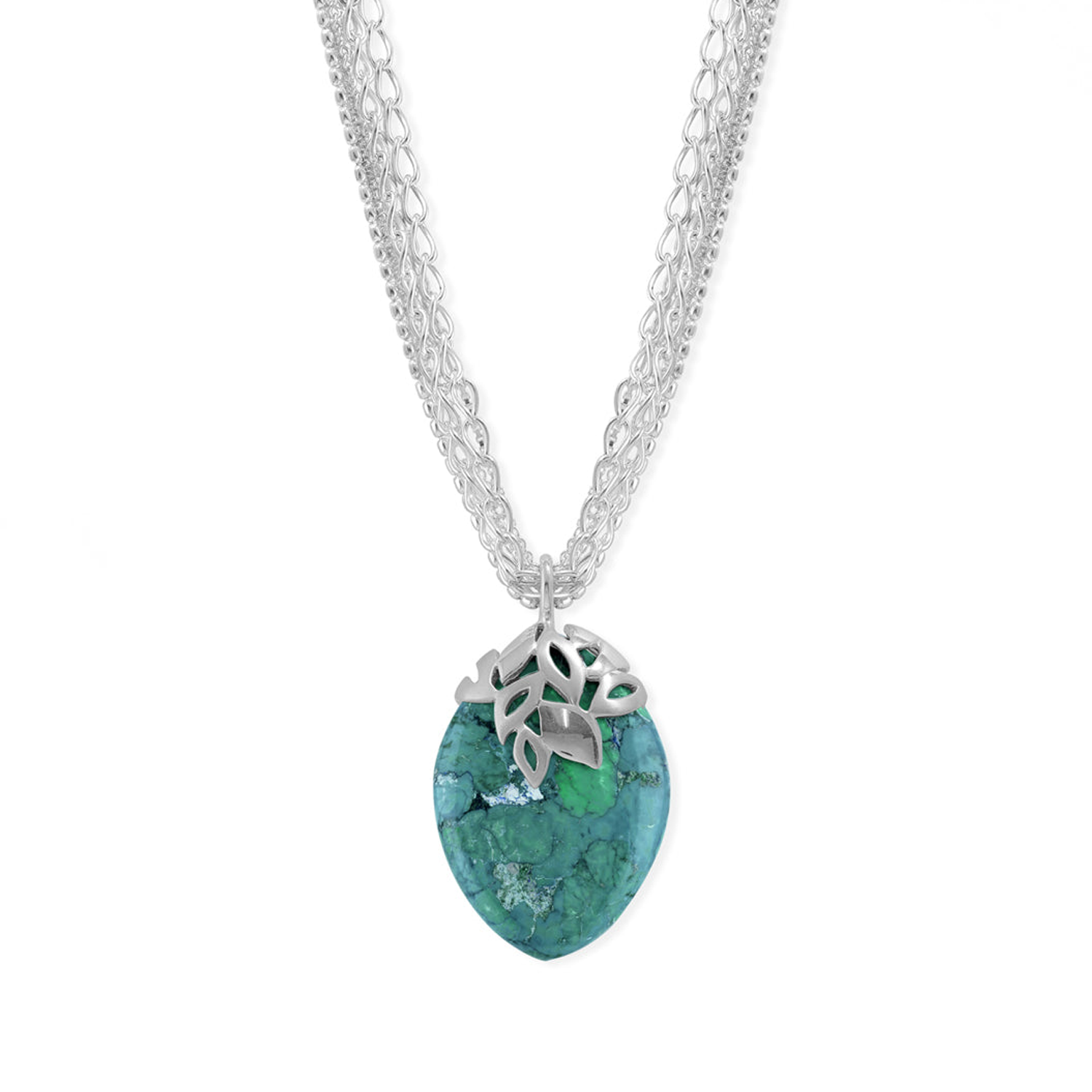 BOMA Stone Teardrop Necklace - Turquoise