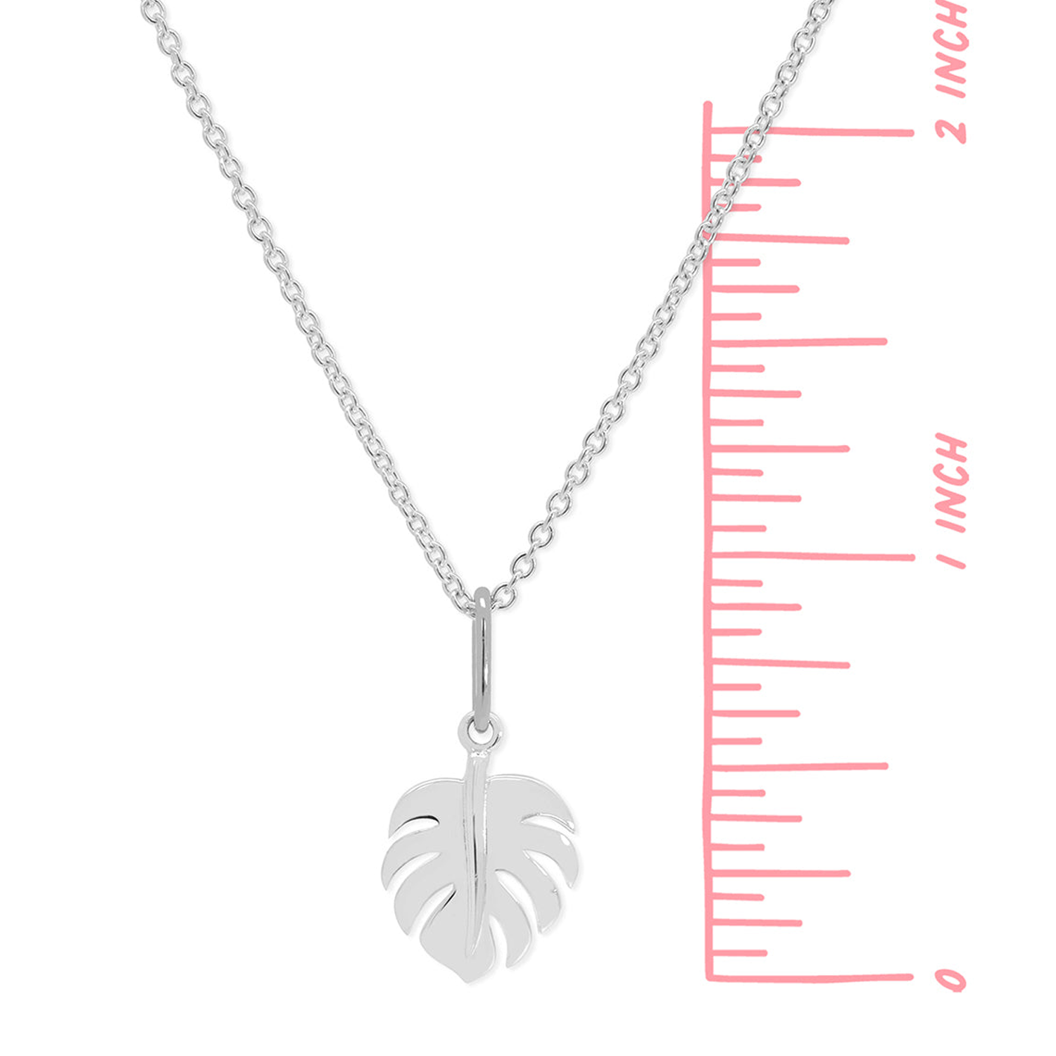 BOMA Monstera Leaf Necklace