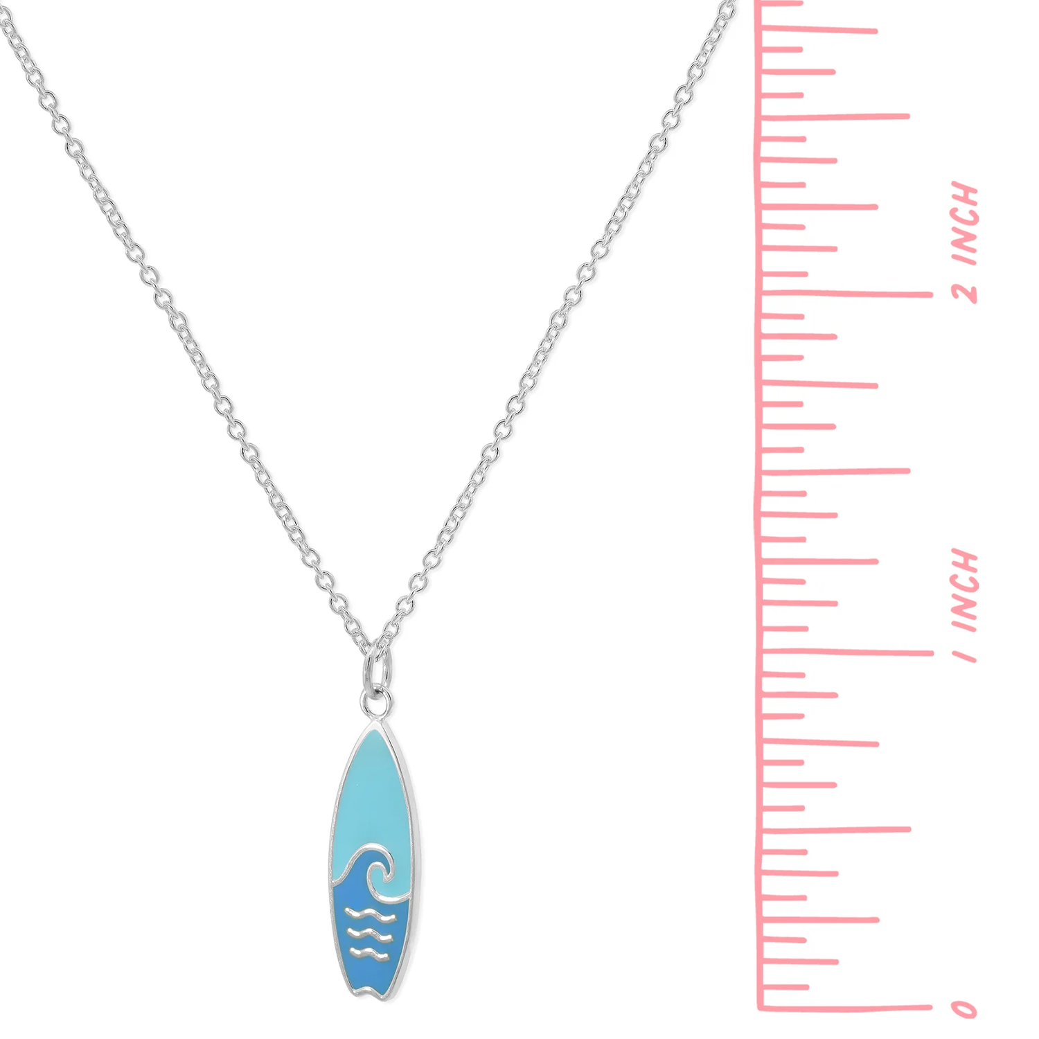BOMA Ocean Wave Surfboard Necklace