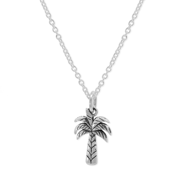 Boma Sterling Silver Palm Tree Necklace