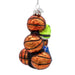 Glass Basketball with Shoes Ornament
