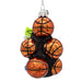 Glass Basketball with Shoes Ornament