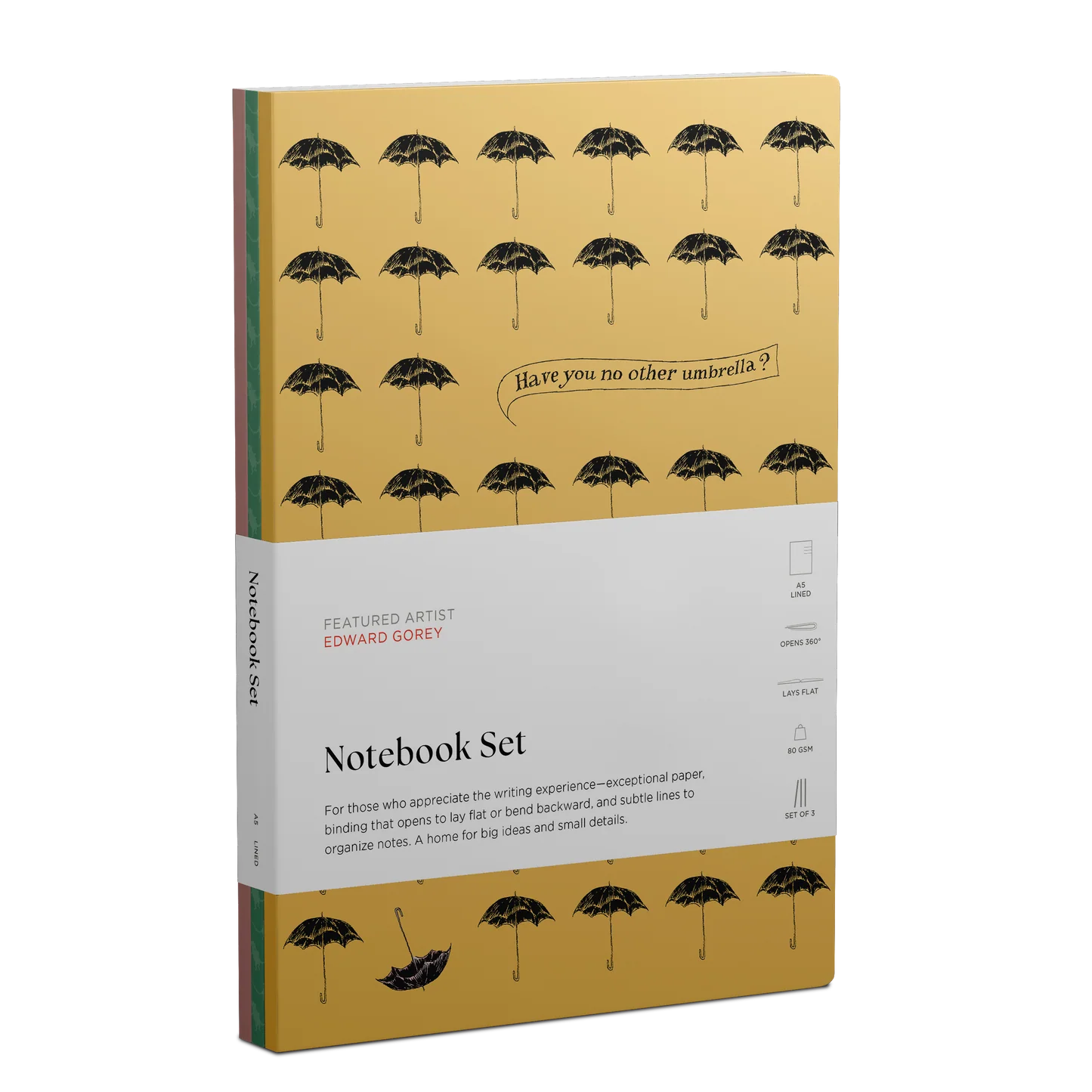 POM Edward Gorey Notebook Set