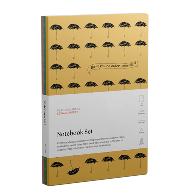 POM Edward Gorey Notebook Set