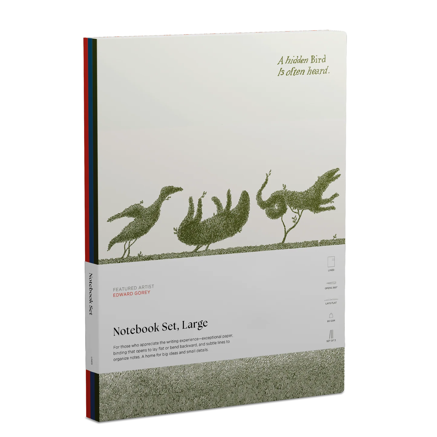 POM Edward Gorey Large Notebook Set