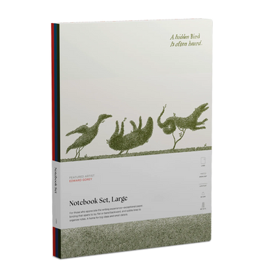 POM Edward Gorey Large Notebook Set