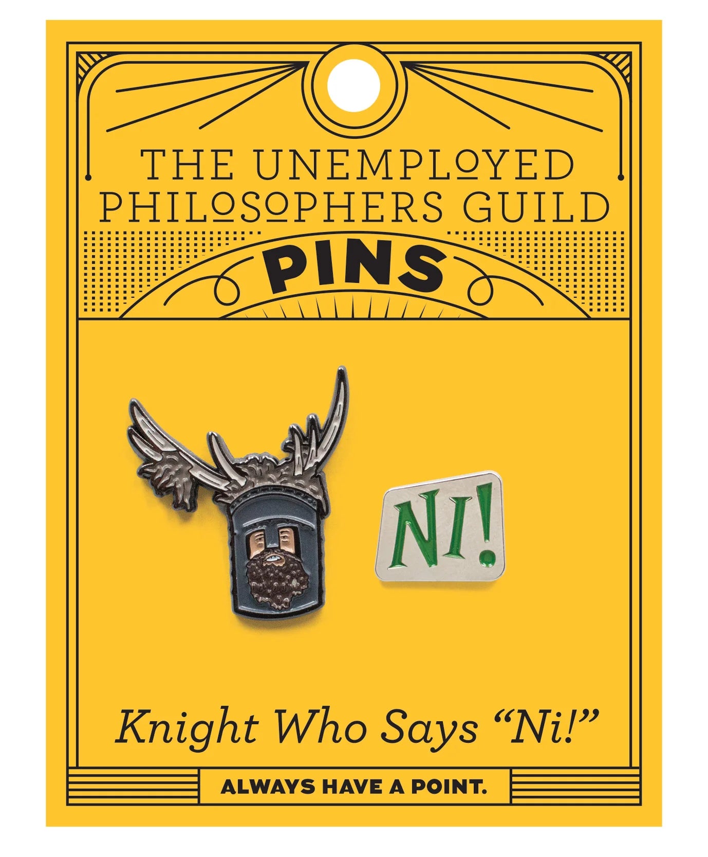 UPG Knight Who Says "Ni" Enamel Pin Set