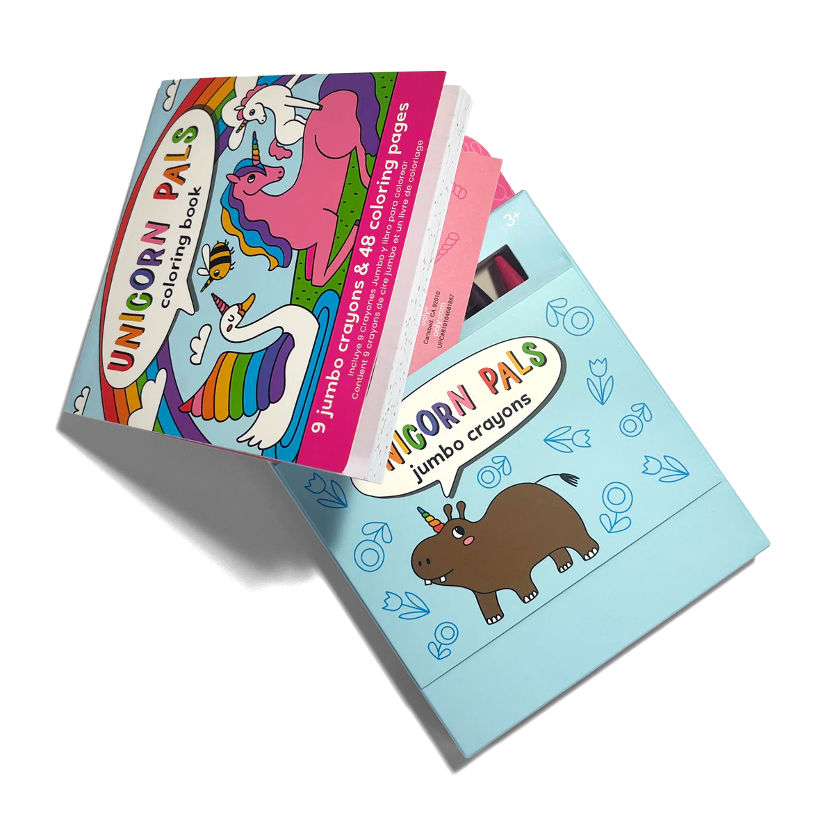 Unicorn Pals Carry Along Coloring Pages and 9 Jumbo Crayons