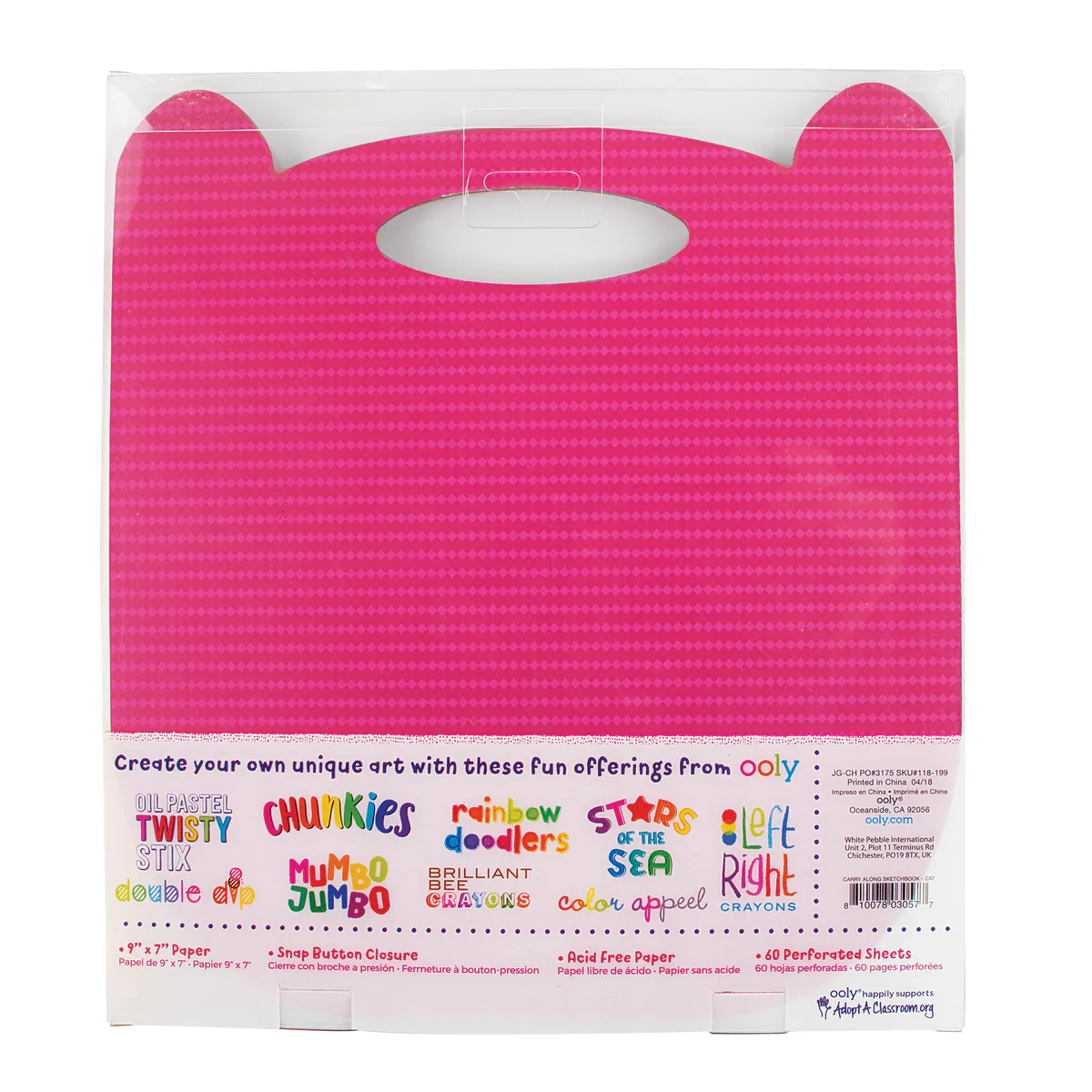 OOLY CARRY ALONG SKTCH CAT