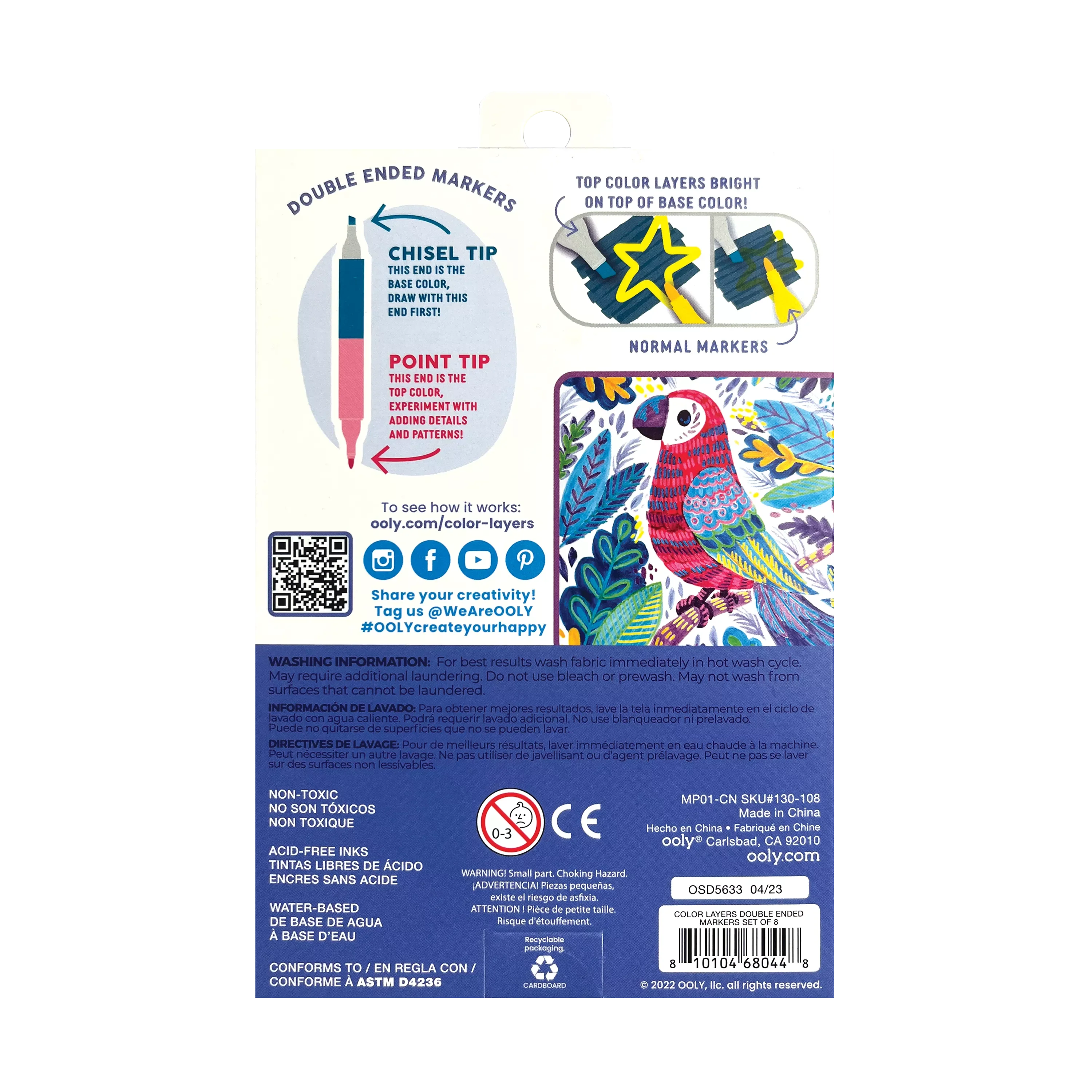 OOLY Color Layers 8 Layering Markers