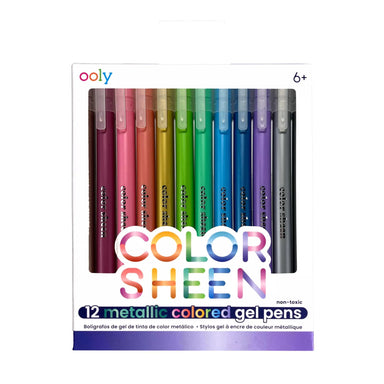 Color Sheen 12 Metallic Colored Gel Pens