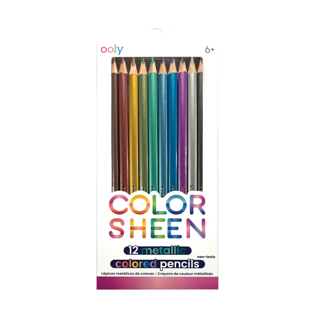 Color Sheen 12 Metallic Colored Pencils