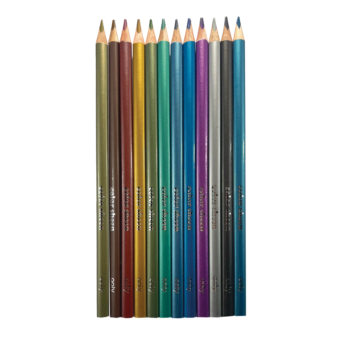 Color Sheen 12 Metallic Colored Pencils