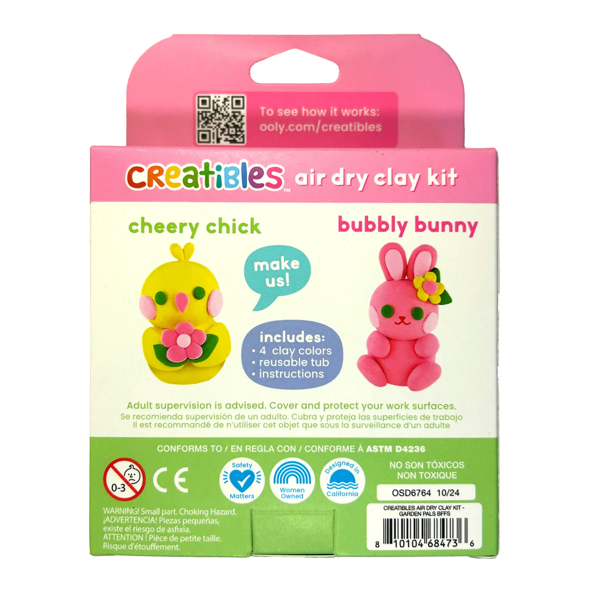 Creatibles Garden Pals BFF Air Dry Clay Kit