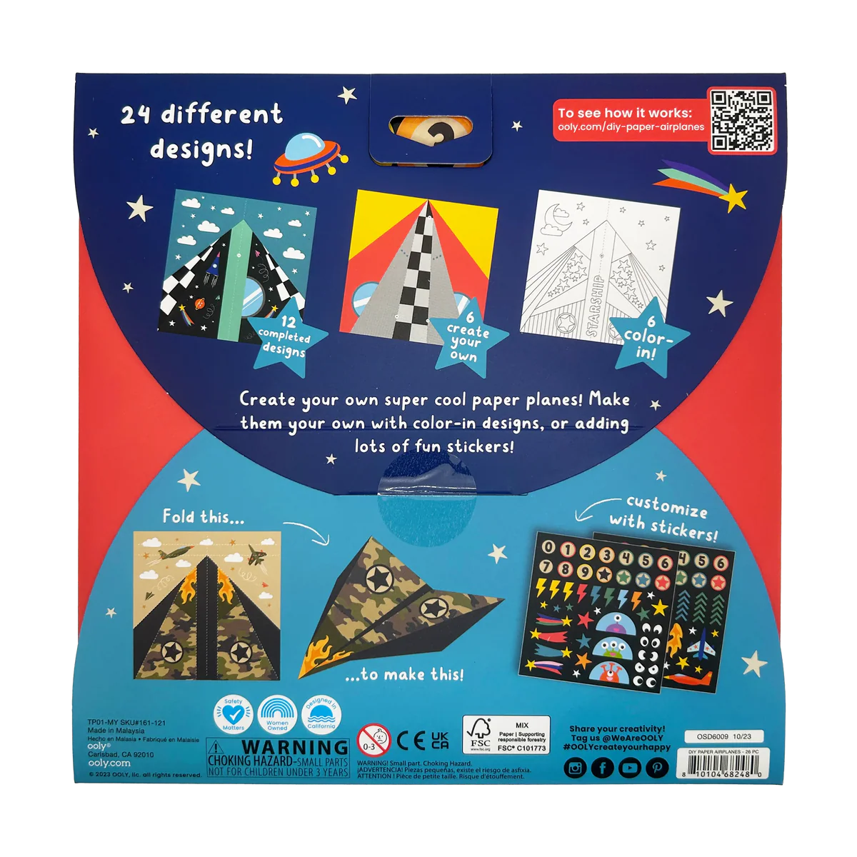 OOLY DIY PAPER AIRPLANES