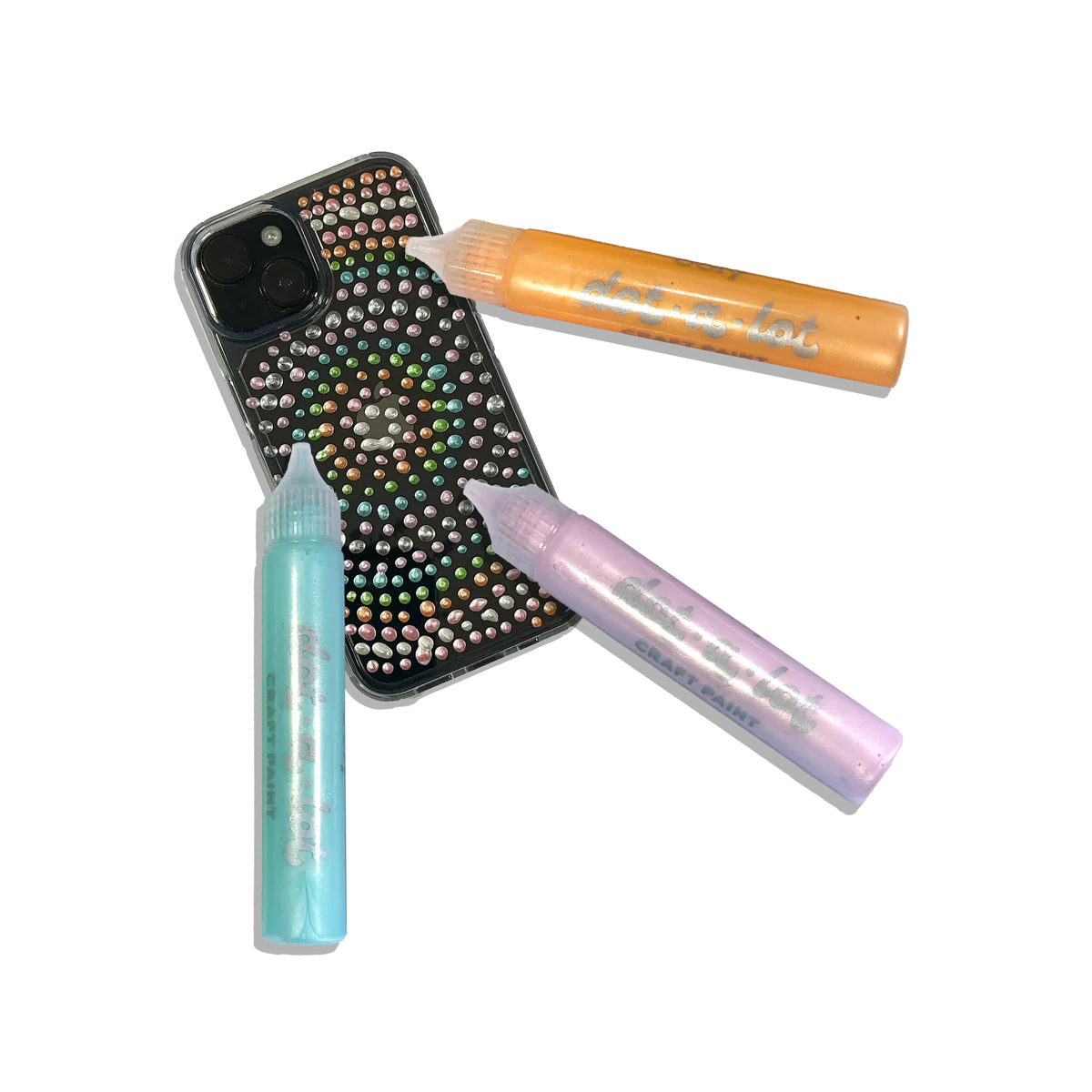 Dot-a-Lot 3D Dimensional Craft Paint - Pearlescent - Set of 8