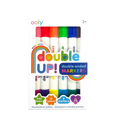 Double Up! Washable Double Ended Markers