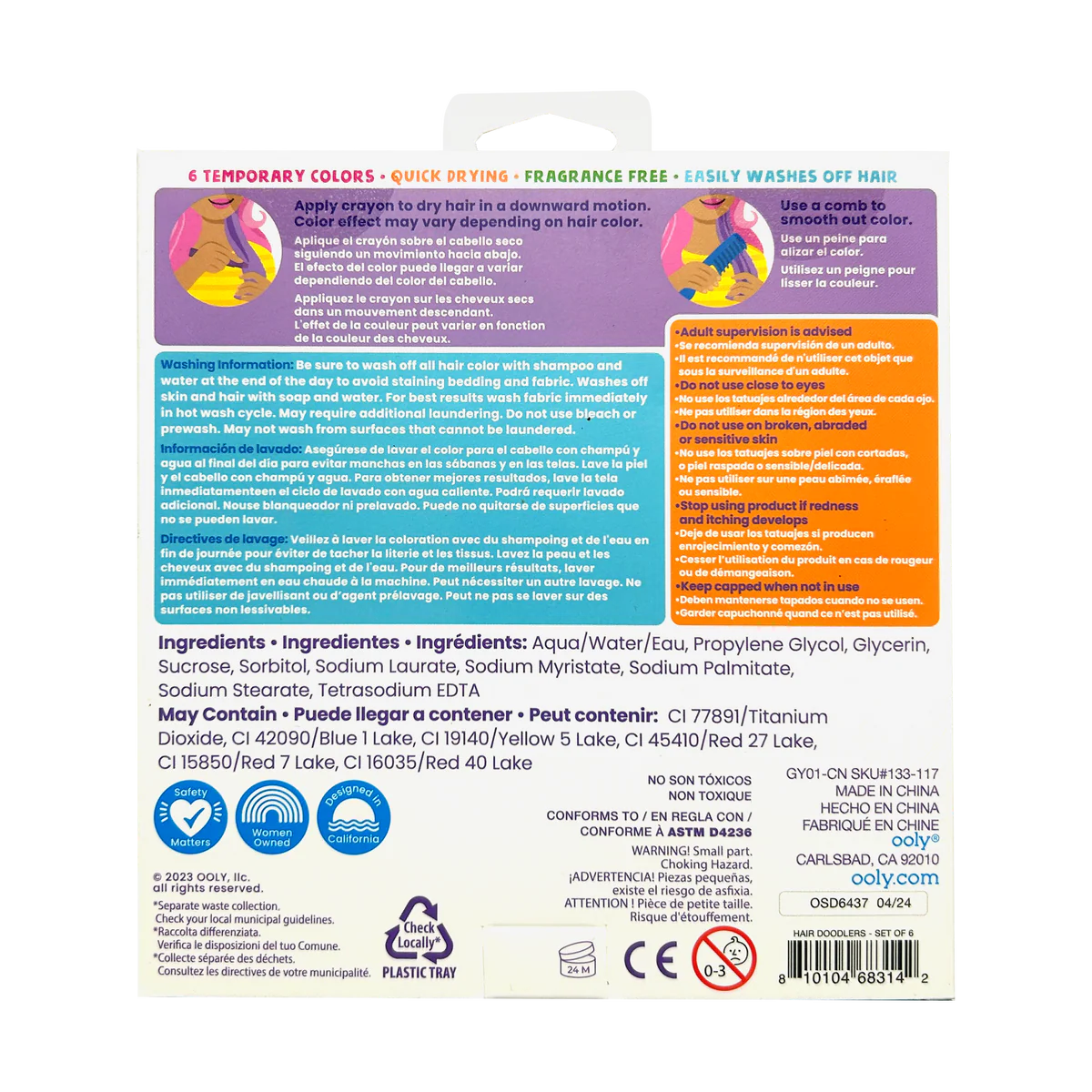 OOLY HAIR DOODLR HAIR CRAYON