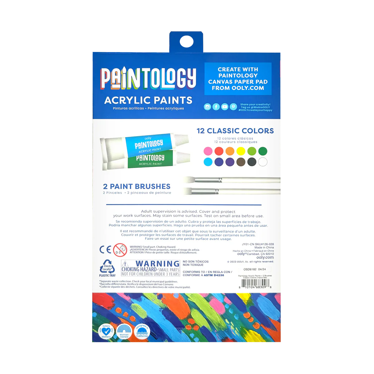 OOLY PAINTOLOGY ACRYLIC CLSSC