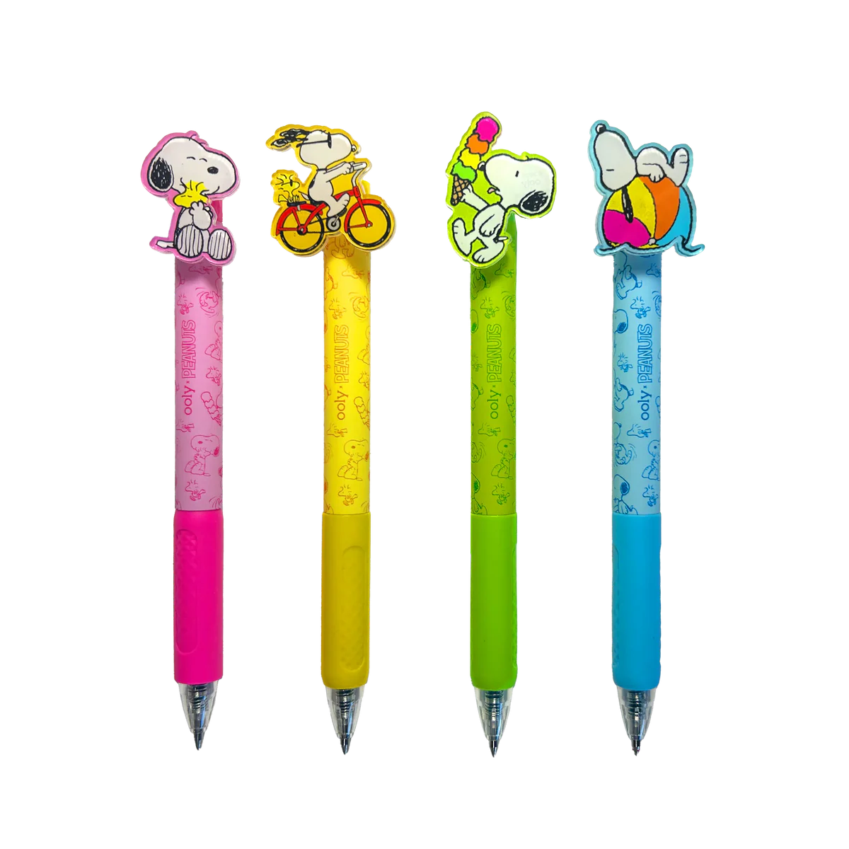 OOLY PEANUTS RETRCTBL BLK GEL PEN