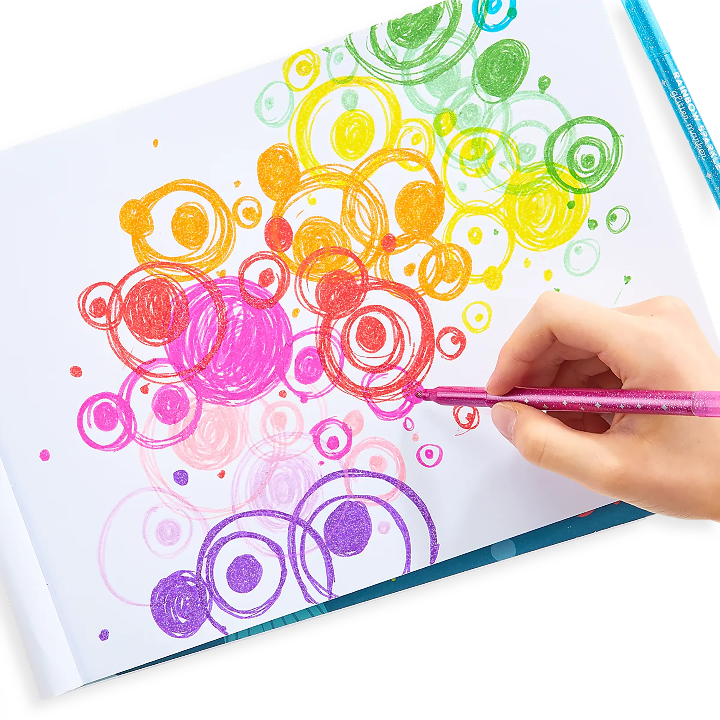 OOLY Rainbow Sparkle Glitter Markers