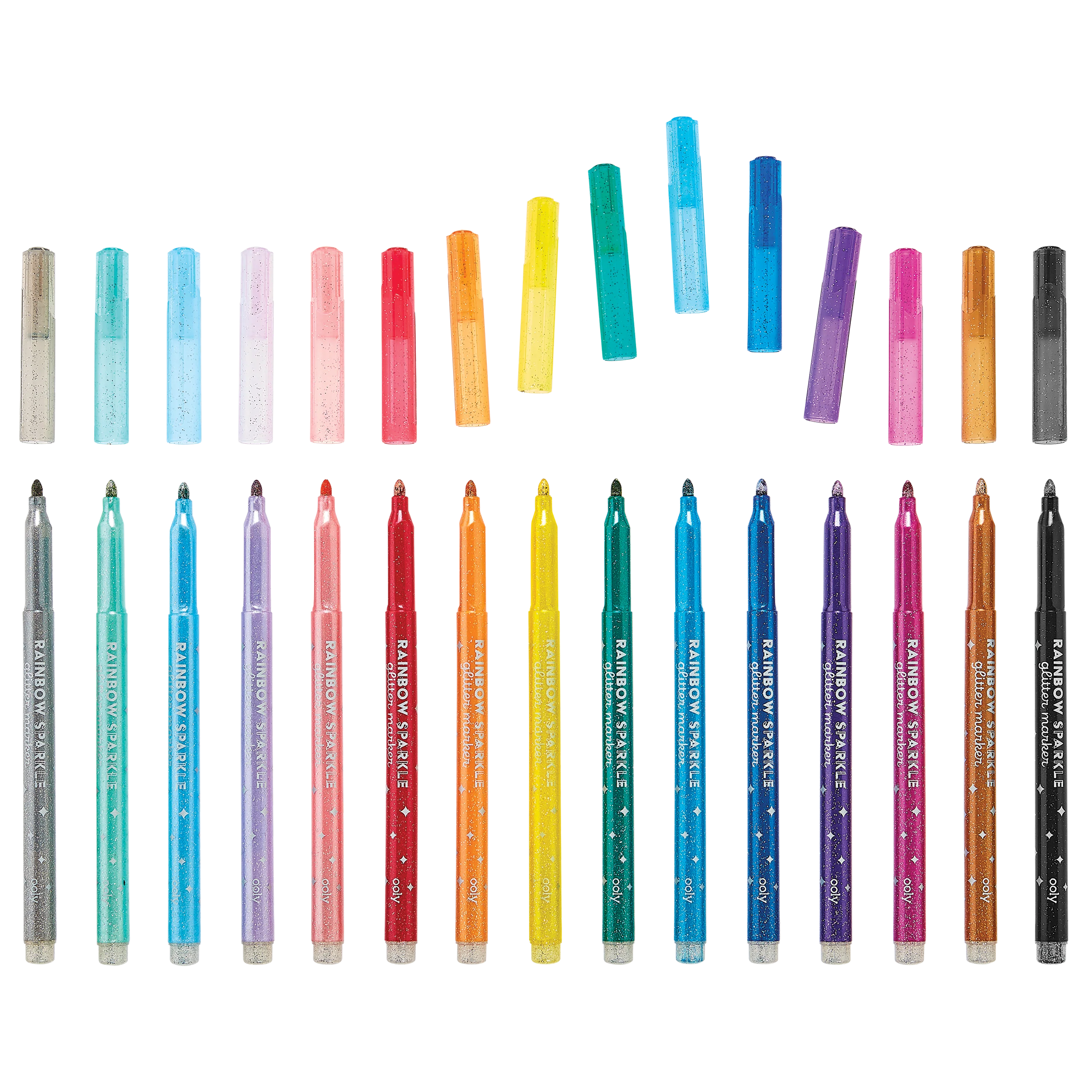 OOLY Rainbow Sparkle Glitter Markers