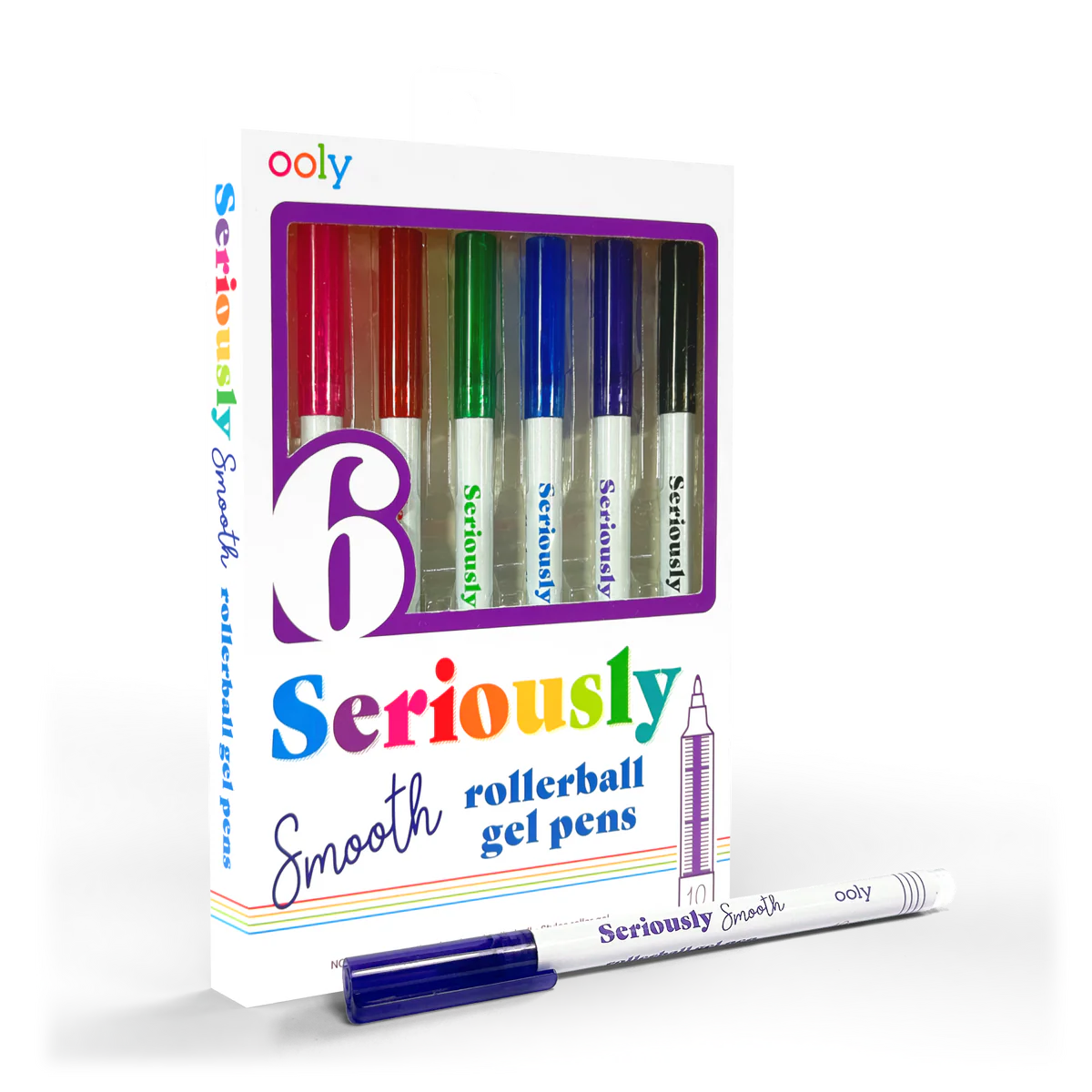 Seriously Smooth Rollerball Gel Pens - Set of 6