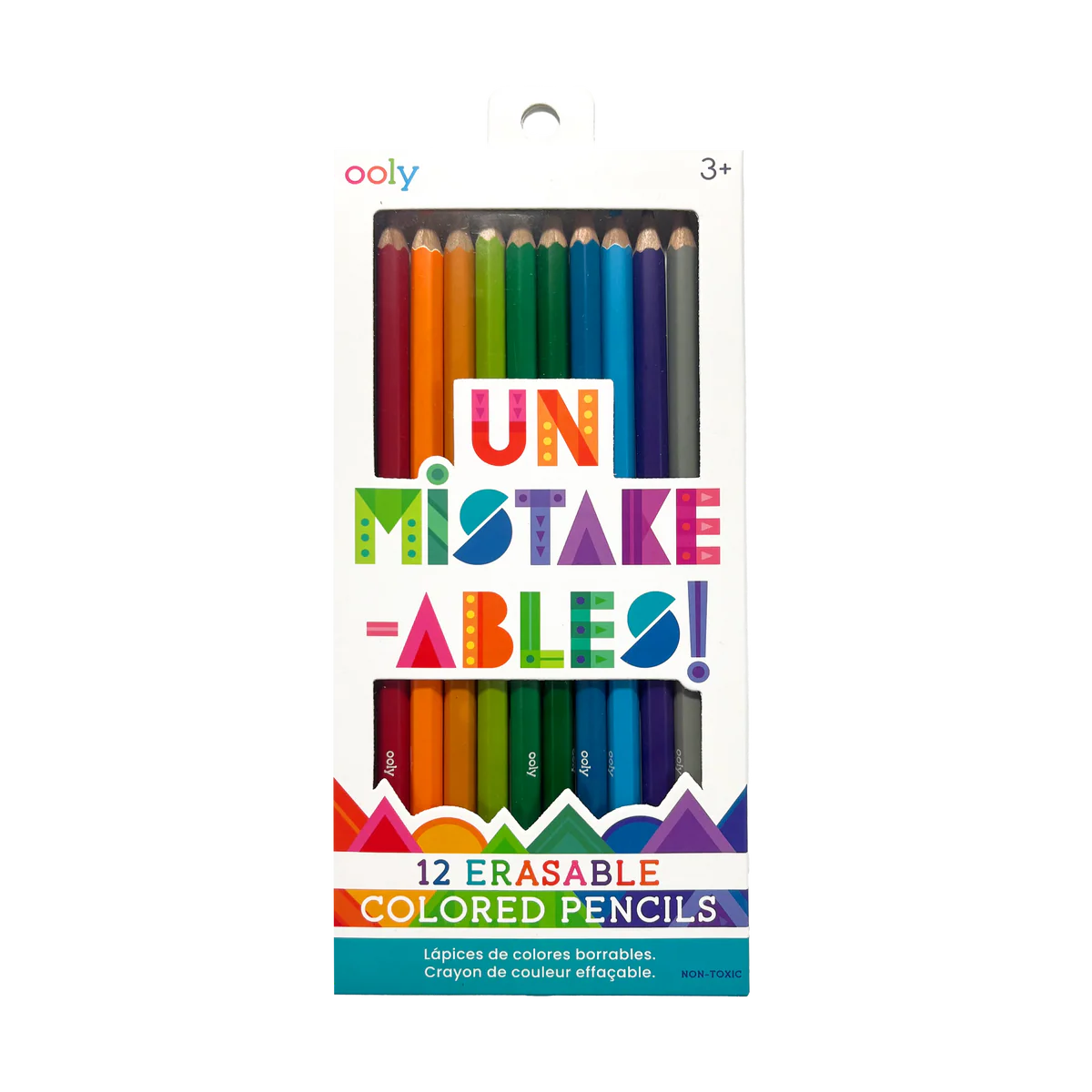 Un-Mistakeables! 12 Erasable Colored Pencils