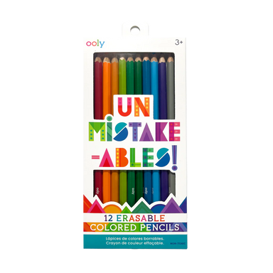Un-Mistakeables! 12 Erasable Colored Pencils