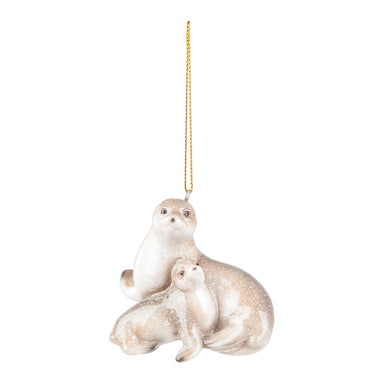 Seal and Baby Ornament